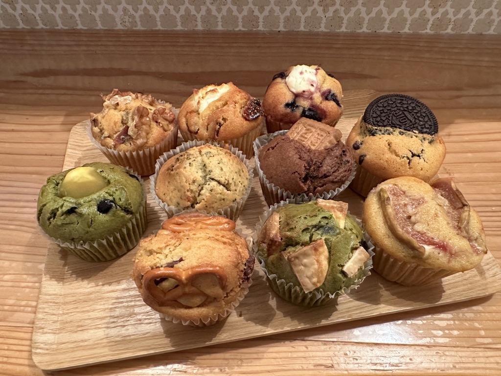 カフェタイムの米粉マフィン